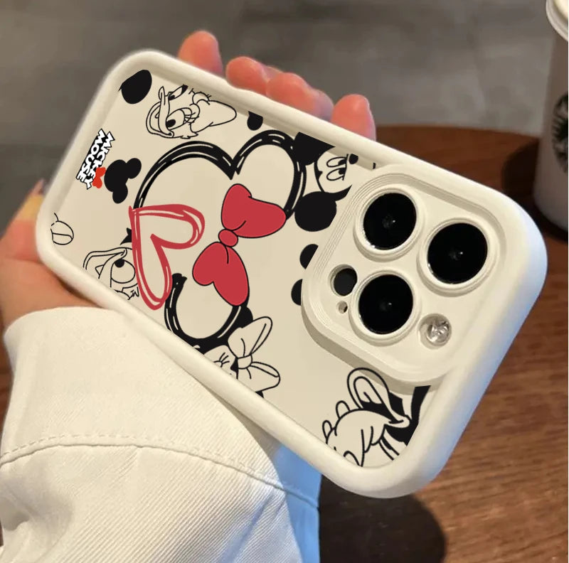 Anime MickeyS MinnieS Phone Case for Motorola Moto Edge 70 G86 G56 50 G35 G34 G75 G PLAY G85 60 Neo Fusion Stylus Pro Ultra 4G5G