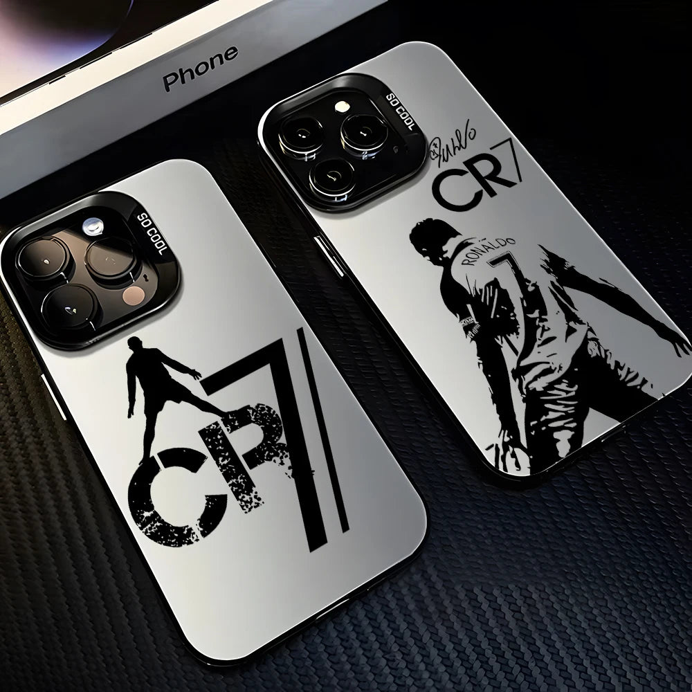 Super Cool Soccer SuperStar Phone Case For iPhone 17 16 15 14 13 12 11 Pro Max XR XS MAX 7 8 PLUS MINI INS Anti Fall Matte Cover