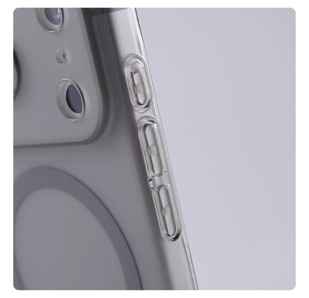 Ultra Thin Matte Magnetic Wireless Charging Translucent Case For iPhone 16 15 14 Plus 13 12 17 Pro Max Hard PC For Magsafe Cover