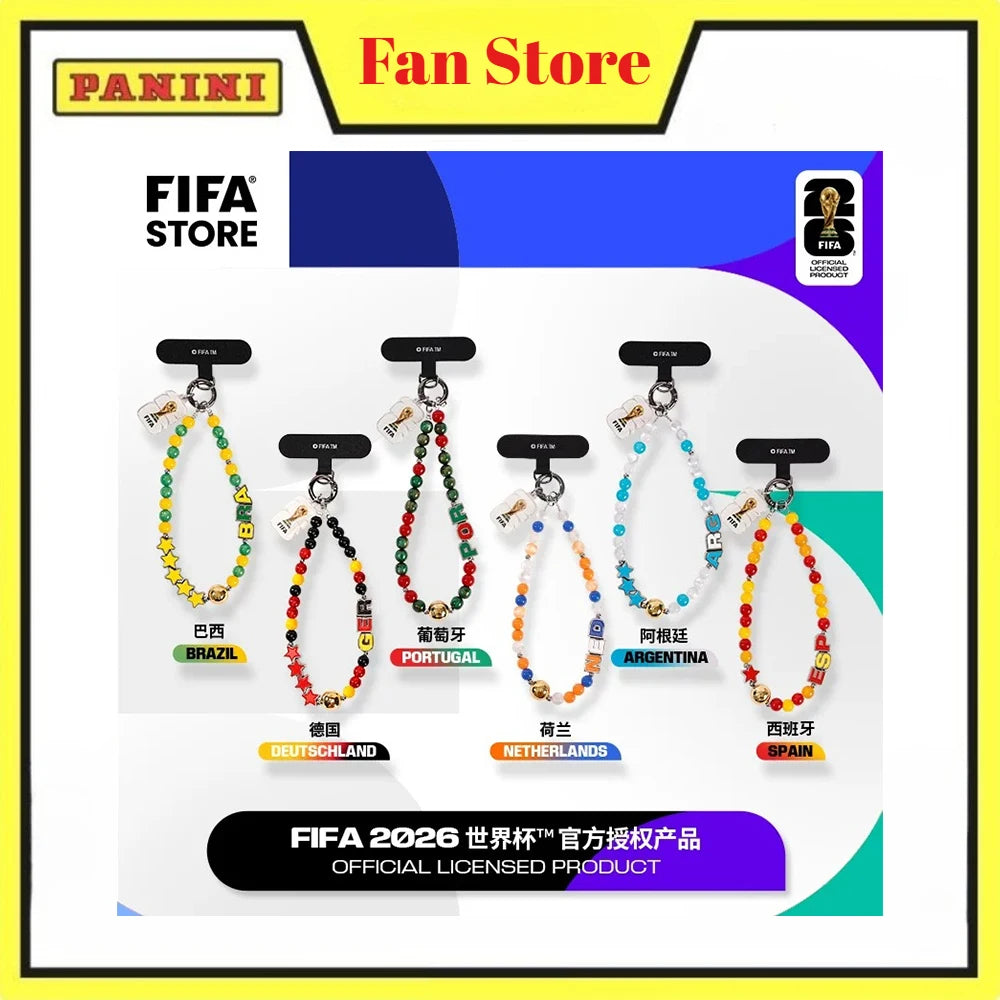 FIFA FIFA 2026 World Cup National Team Mobile Phone Lanyard Decoration Anti-lost Mobile Phone Case Gasket Anti-drop Lanyard