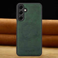 Magnetic Leather Phone Case for Samsung Galaxy S26 S25 S24 S23 S22 S21 Plus Ultra A55 A56 A54 A36 A35 A16 5G Mag-safe Soft Cover