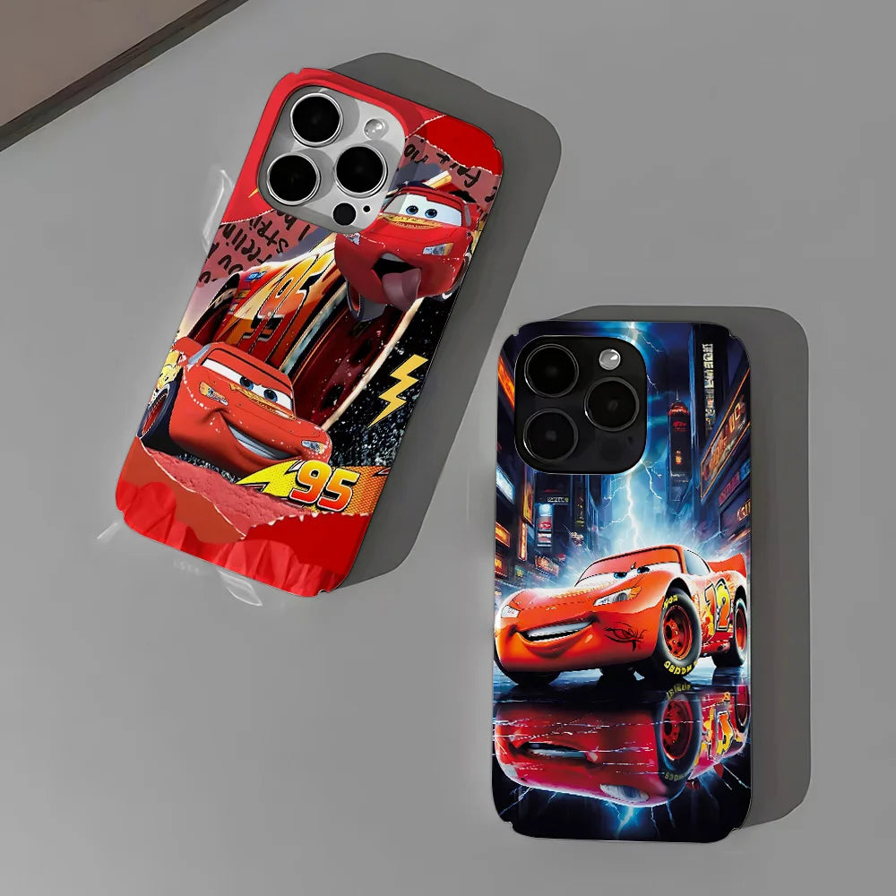 Phone Case for iPhone 17 16 15 14 13 12 11 Pro Max X XR XSMax 7 8 Plus Air Glossy Film Hard PC Cover Hot L-Lightnings M-McQueens