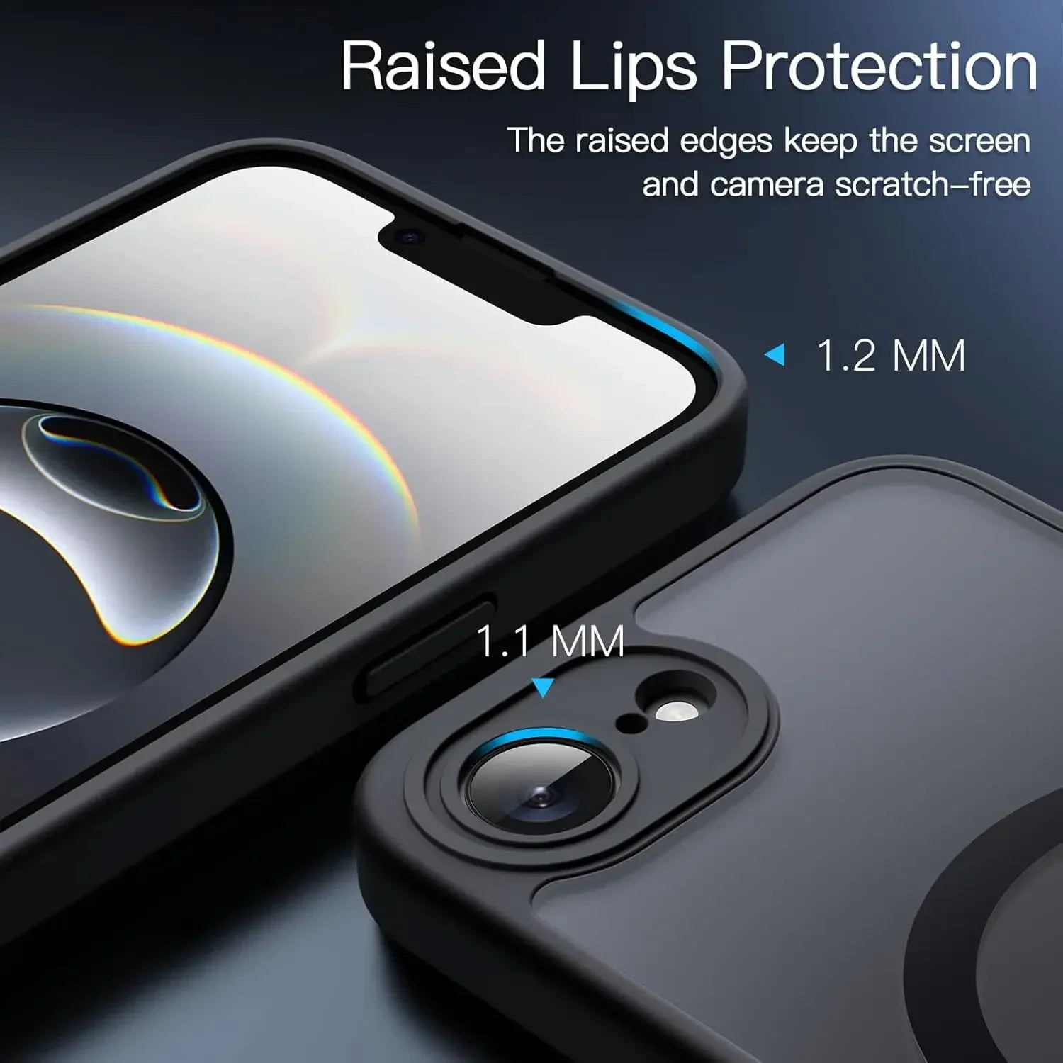 For Magsafe  Matte Clear Magnetic Wireless Charge Shockproof Cover Case For iphone 17 16E 16 15 14 13 Pro Max Plus Case