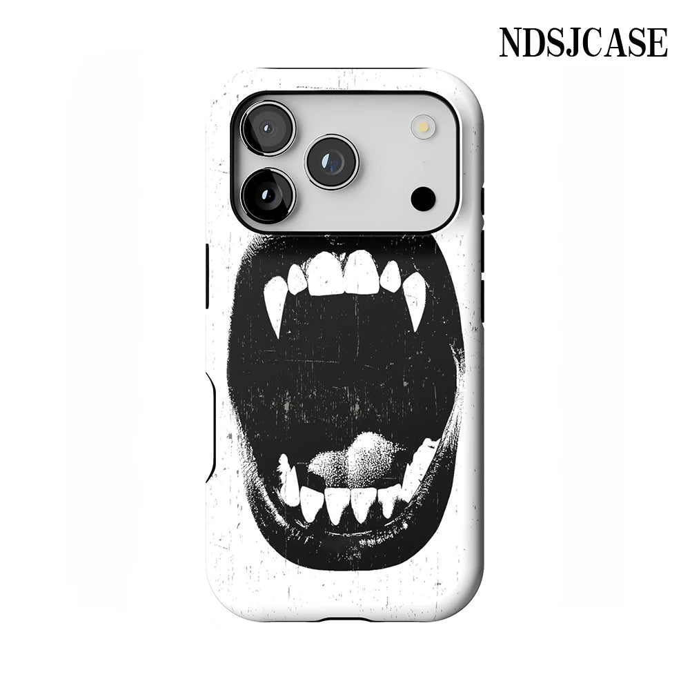 Venomous Phone Case for iPhone 17 16 15 14 13 12 11 X XS XR XSMAX 7 8 Air Pro Max Plus Luxury Double-layer Back Cover