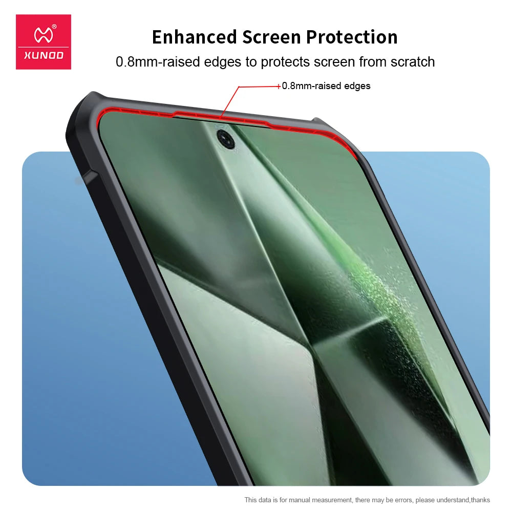 Xundd For Samsung Galaxy A36 A56 A57 A37 A16 A17 5G A06 A07 Case,Airbag Anti-drop TPU&Acrylic Back Clear Camera Protection Cover