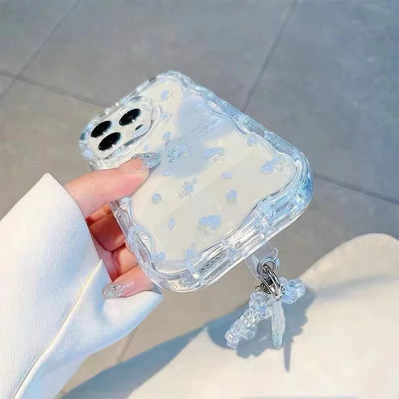 Butterfly Rose Flower Case For OPPO A40 A60 A3X A3 A80 A79 A18 A38 A74 A95 A57 A78 A58 A96 A93 A74 A53 A33 A15 A17 A16 A35 Cover