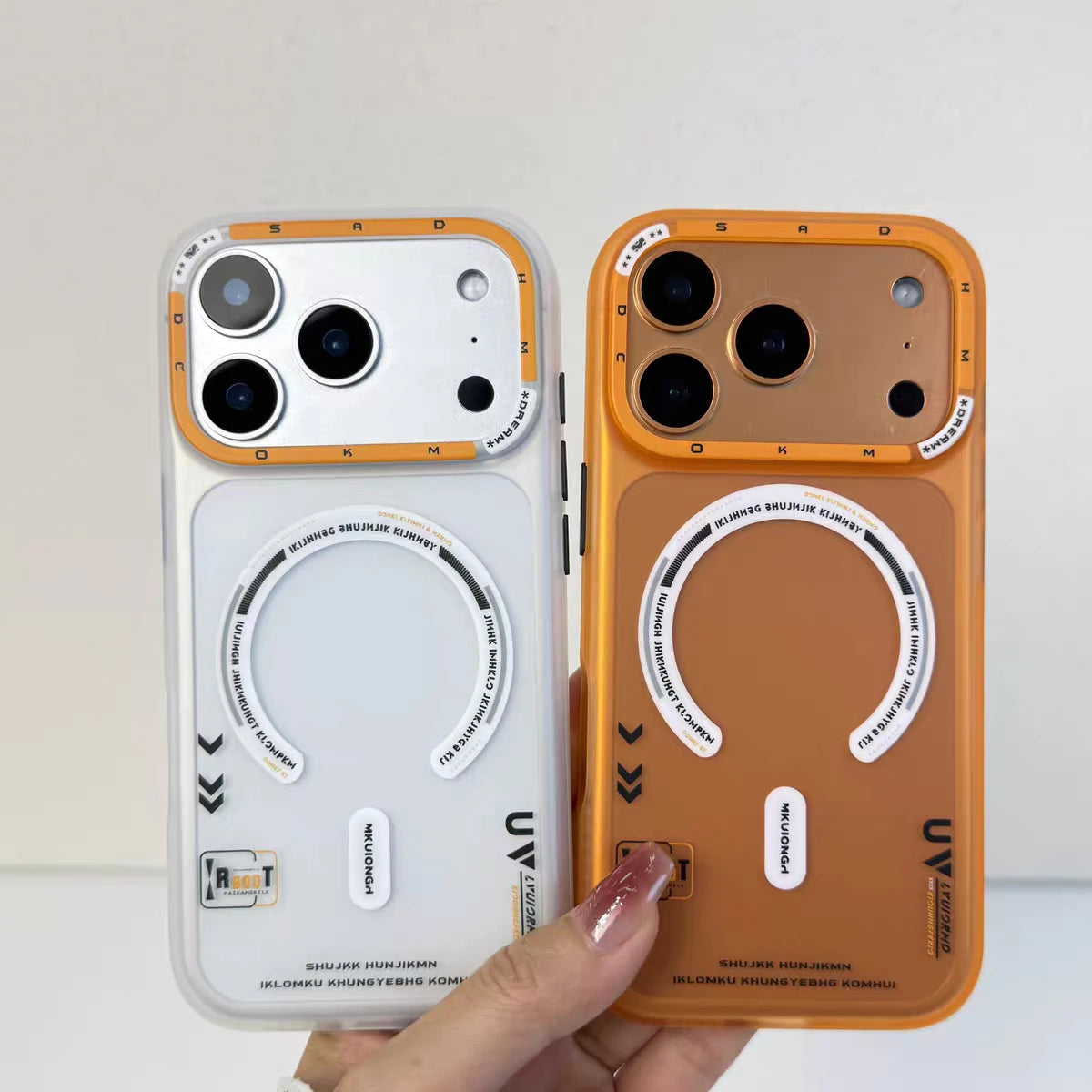 Matte Magnetic Phone Case For iPhone 17 17Pro 17 Pro Max For Magsafe Wireless Charge Frosted Metal Lens Frame Buttons Back Cover