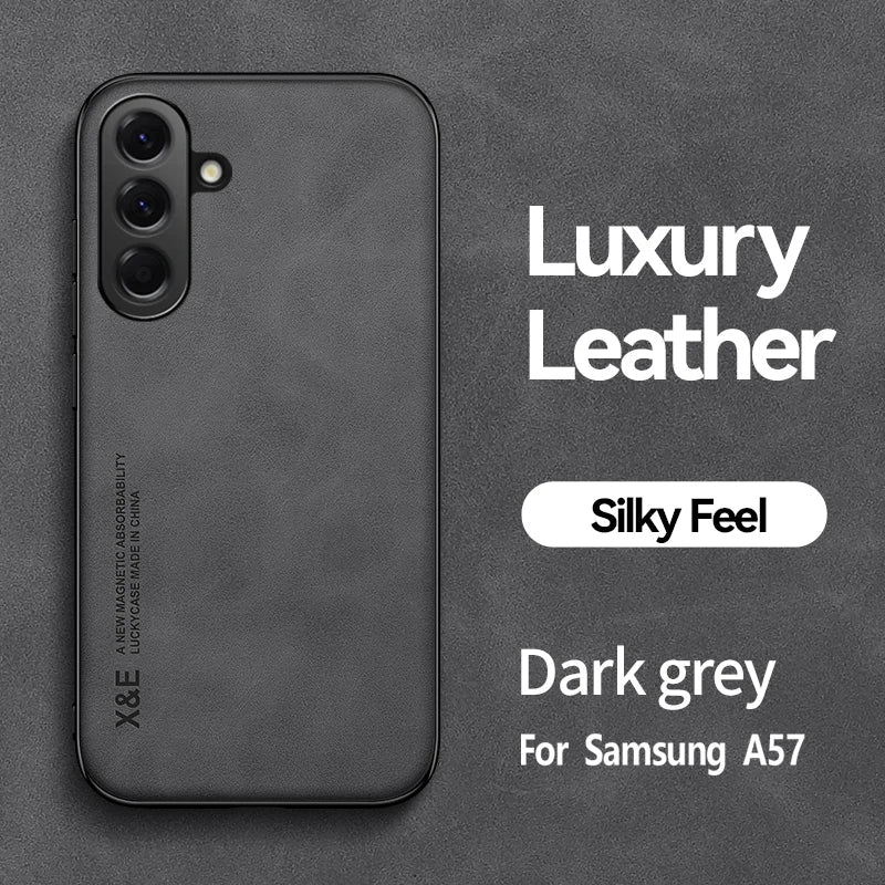 Magnetic Leather Case For Samsung Galaxy A57 A37 5G Shockproof Silicone Soft Case Cover