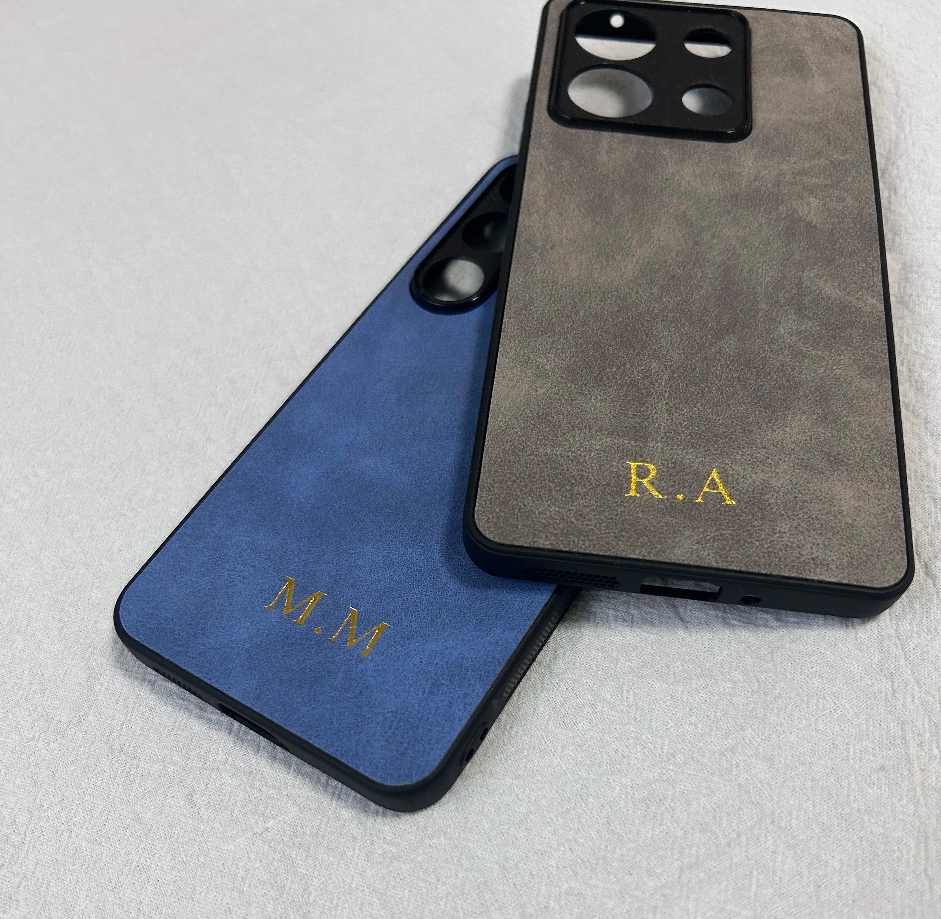 Custom Personalised Initial Name Case For Samsung galaxy S25 S24 S23 S22 S21 Plus S22 Ultra S20 S21 FE 5G S10 Leather Cover