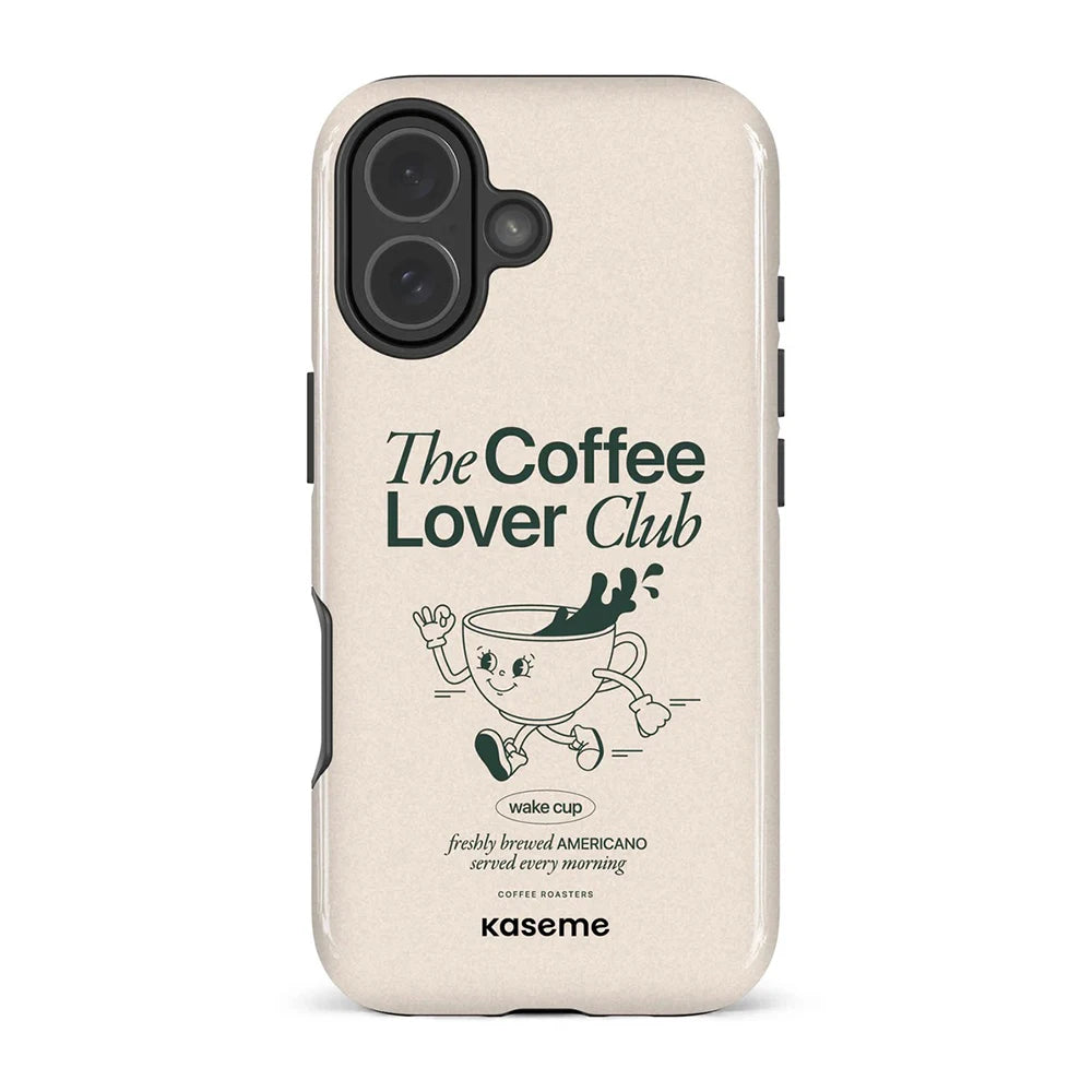 Cute Coffee Cup Phone Case for IPhone 17 16e 16 15 14 13 12 11 X XS XR XSMAX 7 8 Air Pro Max Plus Luxury Double-layer Back Cover