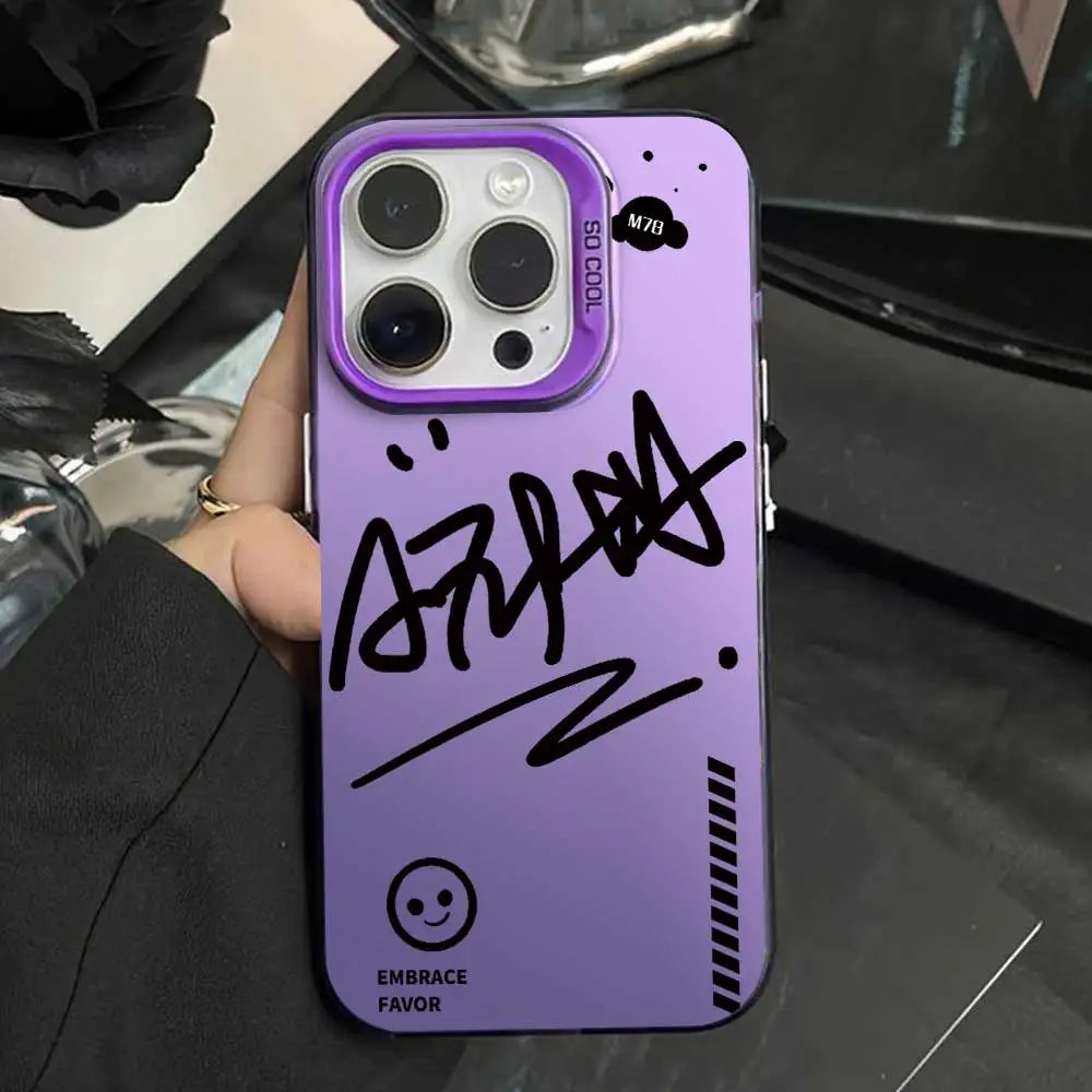 Case For Motorola Moto G84 5G G04 G14 G10 G20 G30 G04S G24 G34 G13 G23 G53 G22 E32S E22i Creative Design Silver IMD Phone Cover