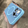Matte for Magsafe Magnetic Phone Case for iPhone 17 16 13 15 11 Pro Max 12 14 Plus Wireless Charge Camera Protector Bumper Cover