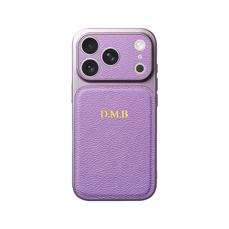 Personalise Gold Silver Initials Letter Leather Case For Iphone 15 14 13 17 pro max 14 16 Plus 17air Luxury Lens Protextion Case