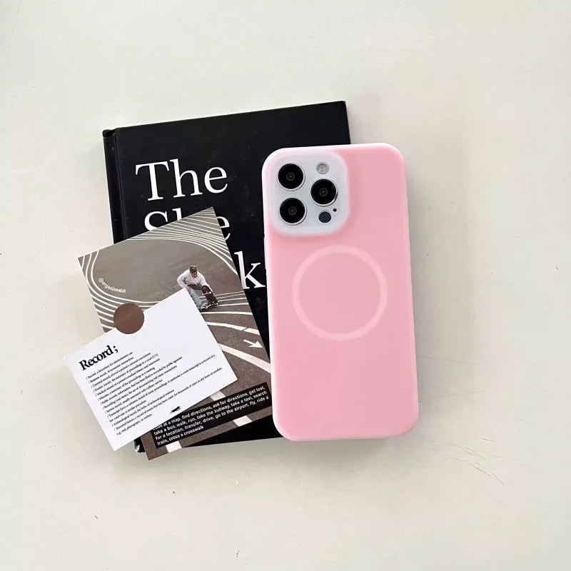 Luxury Jelly Liquid Silicone Magnetic For Magsafe Case For iPhone 17 Air 16 15 14 13 12 11 Pro Max Plus Shockproof Matte Cover