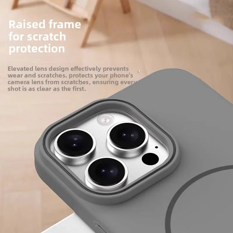 For Samsung S25FE Case Skin-friendly Liquid Silicone Magnetic Anti-drop Cover For Samsung Galaxy S25 FE Wireless Charging Funda