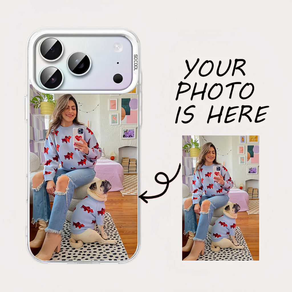 Custom Photos Phone Case for iPhone 17 16 16e 15 14 13 12 11 Pro Max Mini SE 2020 2022 XS XR Air 7 8 Plus Anti-fall Back Cover