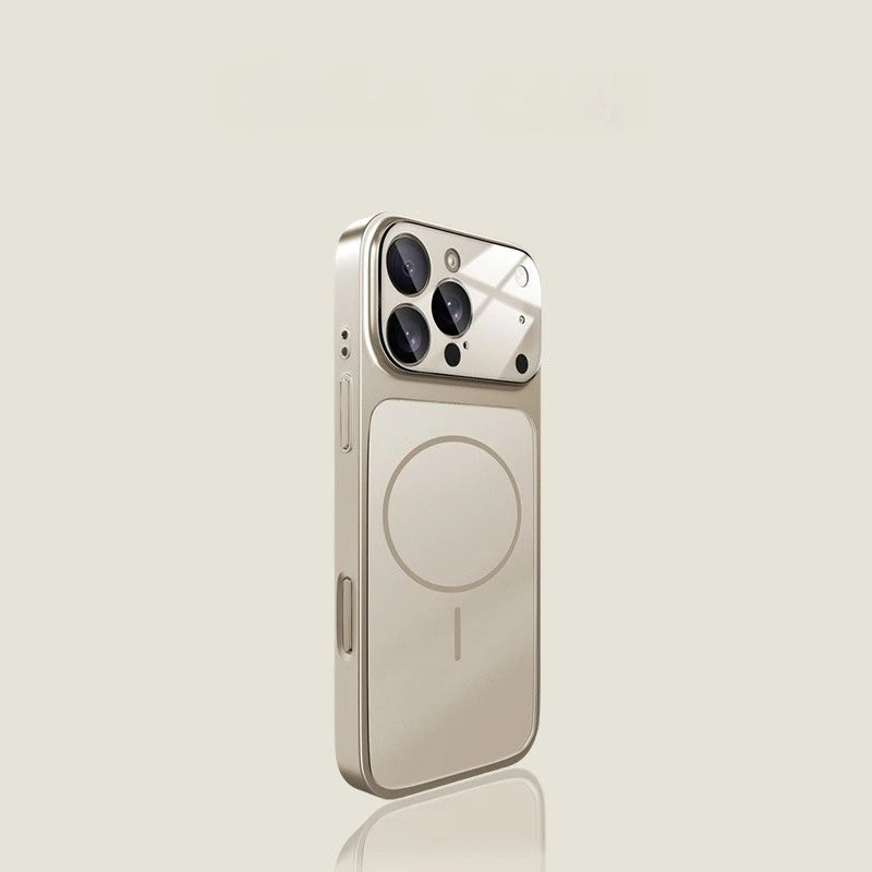 Luxury Acrylic Matte Phone Case For iPhone 11 12 13 14 15 16 17 Pro Max Air Plus Magnetic Bumper Back Cases Cover