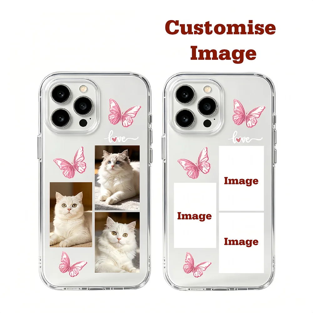 DIY Customized Photo Soft TPU Case For iPhone 17 16 15 14 13 12 11 Pro Max 16e Air Mini SE 2020 2022 XS XR 6 7 8 Plus Back Cover