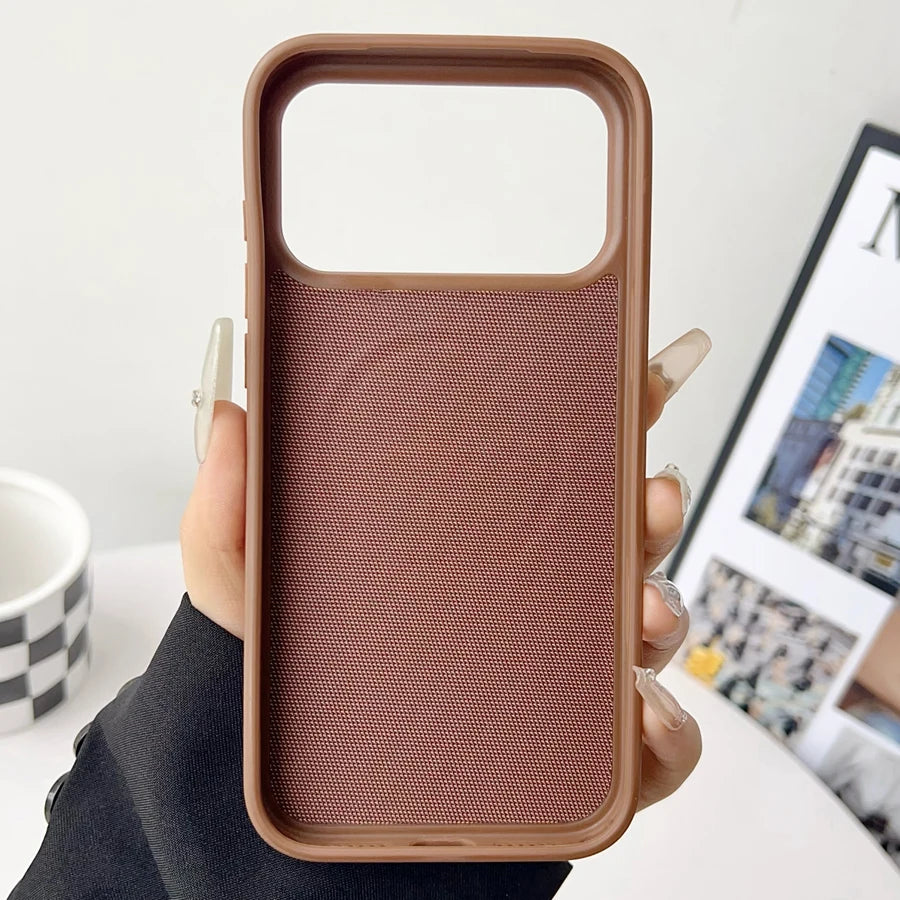 High Quality Original Technology Woven Case For IPhone 17 16 15 14 13 12 Pro Max 11 Official For Magsafe Magnetic Protect Cover