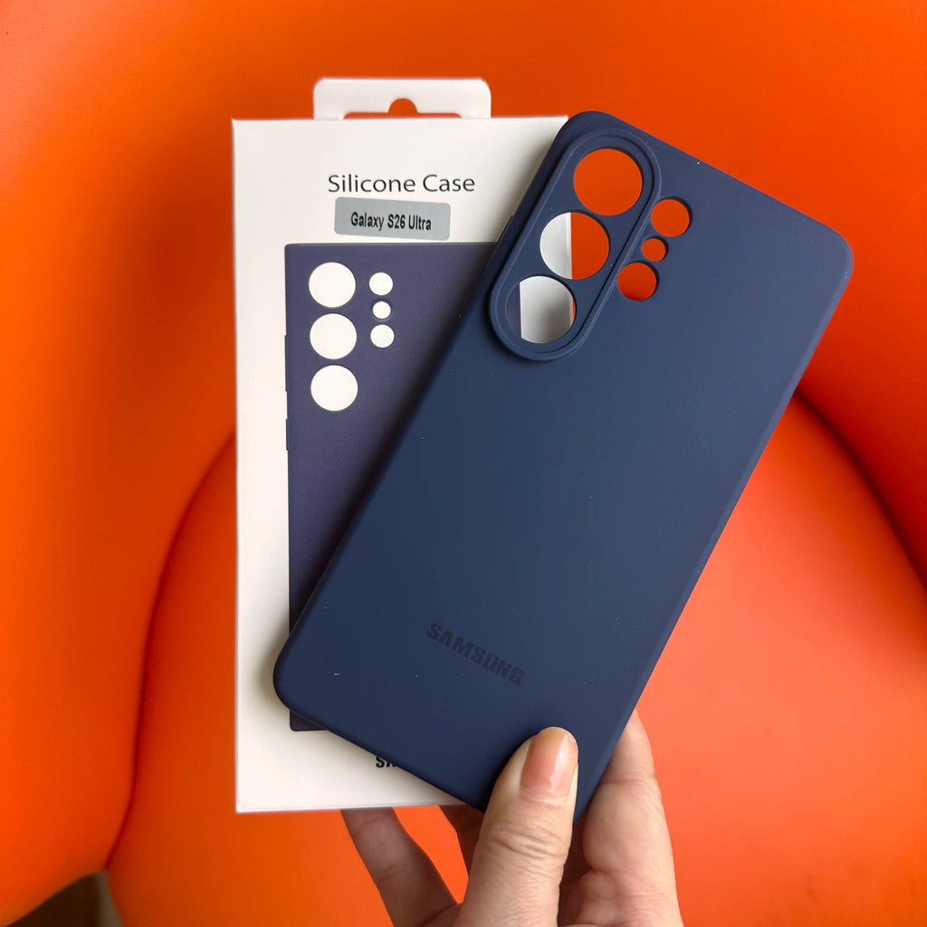 Original Liquid Silicone Solid Color Phone Case For Samsung Galaxy S26+/S26 Ultra/S 26 Soft-Touch Lens Shockproof Bumper Shell