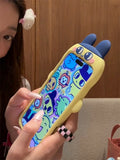 Virtual Pet Tamagotchi 3D Anti Fall Shockproof Case for iPhone 17 16 15 14 13 Pro Max Dustproof Liquid Silicone Edge Soft Cover