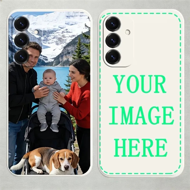 Photo Custom Personalized Phone Case For Samsung Galaxy S26 S25 S24 S23 S22 S21 S20 Ultra FE S10 Plus Lite Silicone Soft Cover