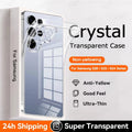 Crystal Clear Transparent TPU Phone Case For Samsung S26 S25 S24 S23 S22 S21 S20 Ultra Plus FE Silicone Soft Cases Accessories