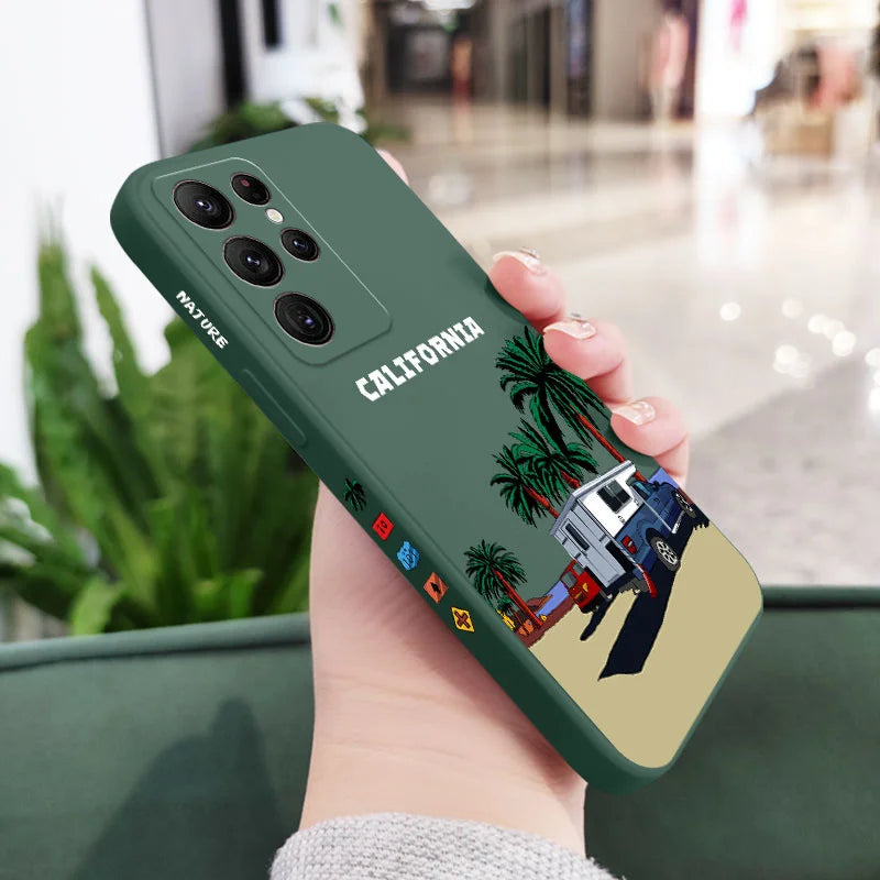 Travel Road Phone Case For Samsung Galaxy S26 Plus Ultra Silicone Cover