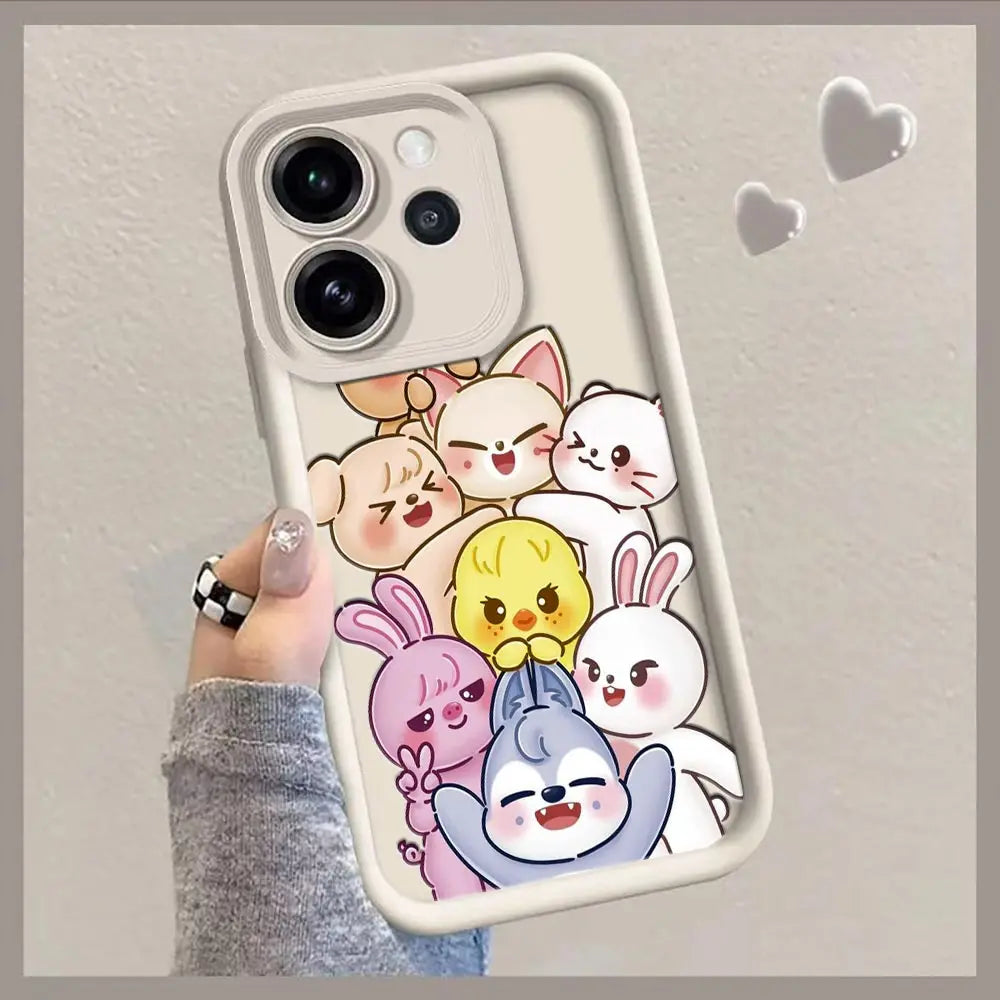 Phone Case For OPPO RENO F31 15 15F 2F 2Z 5 5F 6 7 7Z 8 8Z 8T 10 11 11F 12 12F 13 13F 14 Case Capa Cover K-Kpop S-Strays K-Kids