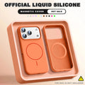 Official Magnetic Phone Case For iPhone 16E 16 15 14 Plus 11 12 13 16 17 Pro Max Air Magsafe Liquid Silicone Protector Cover