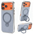 High Quality Original Technology Woven Case For Phone17Pro 17 Pro Max Magnetic 360° Rotating Stand Phone Cover