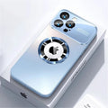 Luxury Titanium Metallic Color Matte Magnetic Case for iPhone 17 16 Pro Max 15 14 Plus 13 12 For Magsafe Wireless Charge Cover