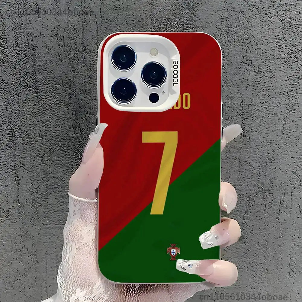 2026 WC POR P-Portugal Phone Case For iPhone 17,16,15,14,13,12,11,Pro,Max,Plus Shockproof Cover