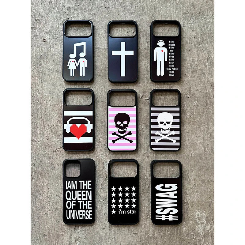 Fashion Original Creative Pattern Phone Case For iPhone 17 Air 16 Pro Max 15 14 Plus 13 12 11 Pro Shockproof Silicone Back Cover
