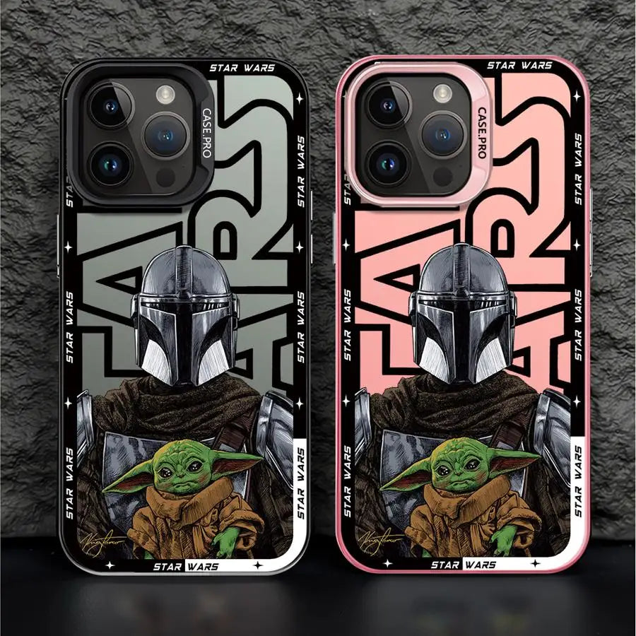 Luxury Stars W-Wars Case for iPhone 17 Pro Max 13 Pro 16 11 XR 15 Plus XS 14 12 Air Back Phone Cover