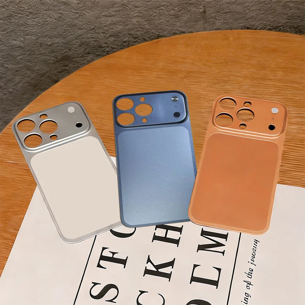 Original Back Film For iPhone 13 14 15 16 Pro Max Instantly Transform 17 Pro Max Large Window Backplane Protective Film