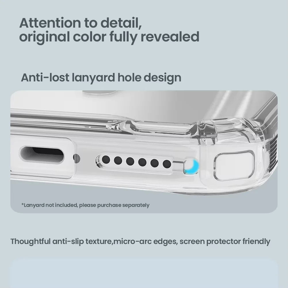 For iPhone 17 Pro Max 17 Air 17Pro Hardness Nillkin PC+TPU Hybrid 360° Protection Airbags Anti-Scratch Transparent Phone Cover