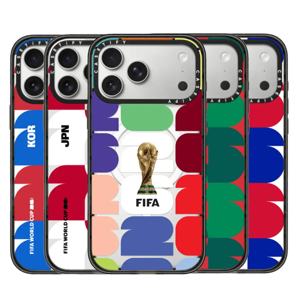 CASETiFY FIFA WORLD CUP 2026 Series Magnetic Drop-proof Case for iPhone 14 13 16 17 Pro Max Air 15 Plus Protect Cover