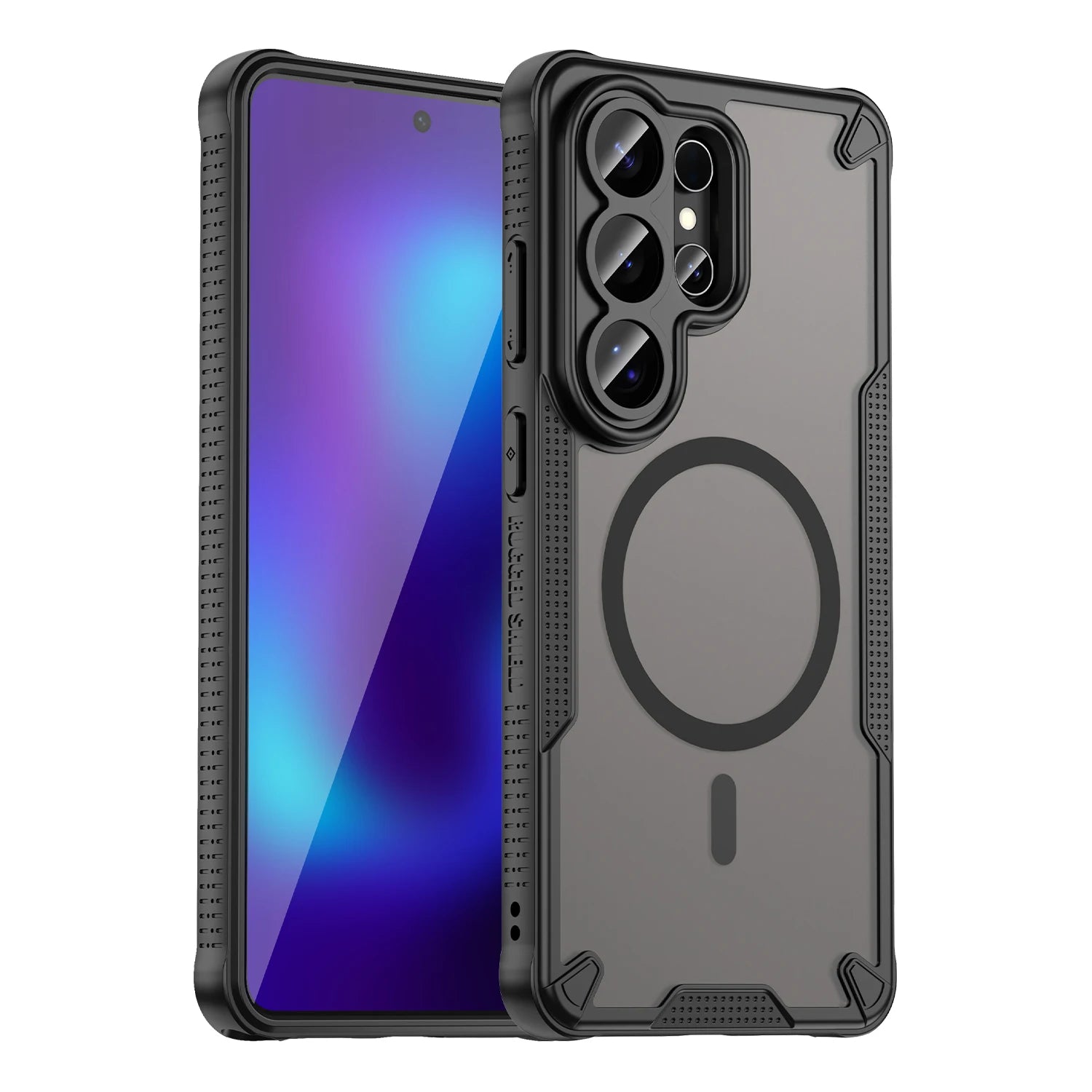 Matte Translucent Magnetic Case for Samsung Galaxy S26 S25 Ultra S24 FE S23 S22 Plus S26Ultra Magsafe Mac Safe Armor Phone Cover