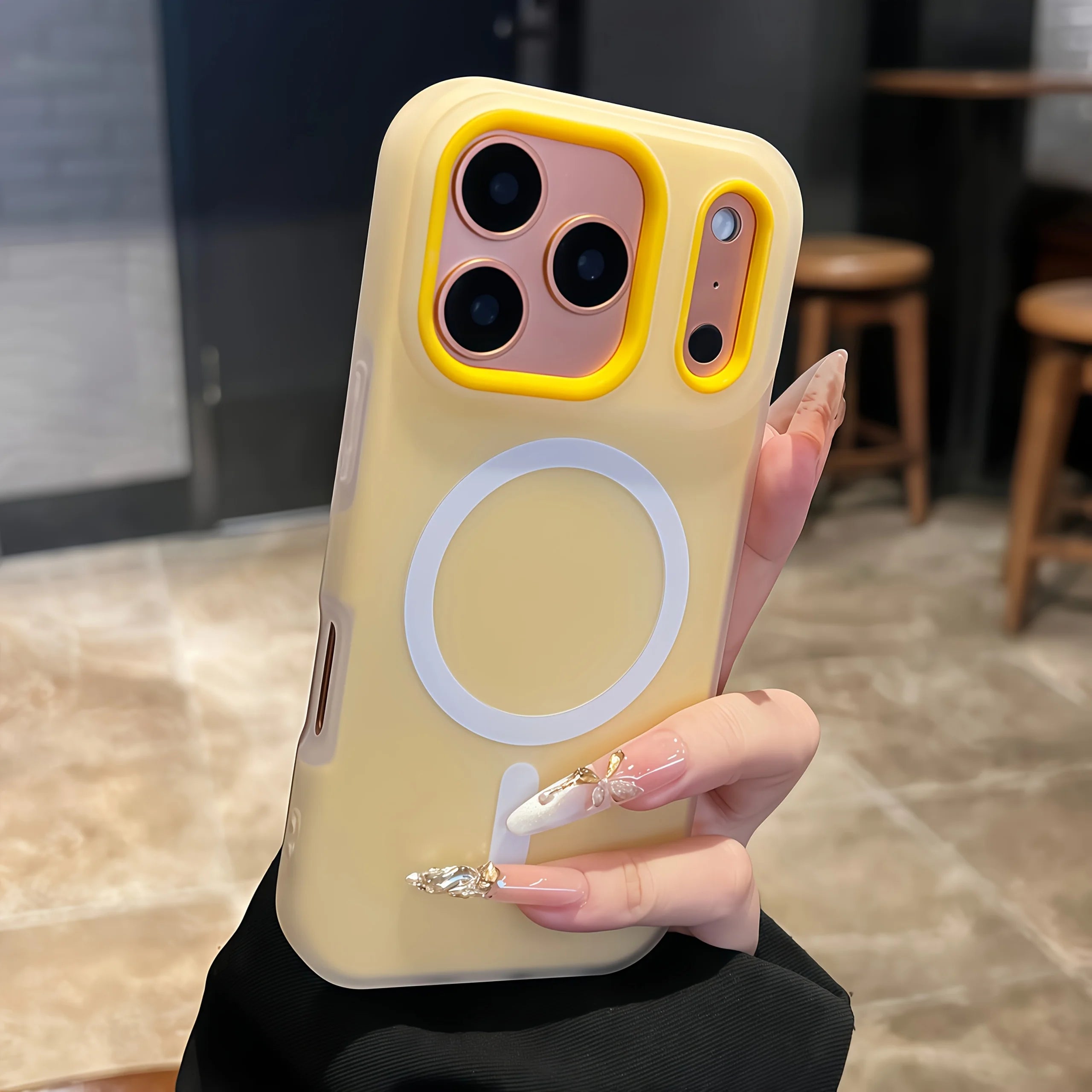 Luxury Matte Candy Color 2 IN 1 Magnetic Case For iPhone 17 Air 16 15 14 Plus 13 12 11 Pro Max For Magsafe Wireless Charge Cover