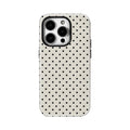 Classic Black Polka Dots Cream IPhone17 Must-Haves Phone Case for IPhone 17 16 15 14 13 12 Pro Max Plus Double-layer Back Cover