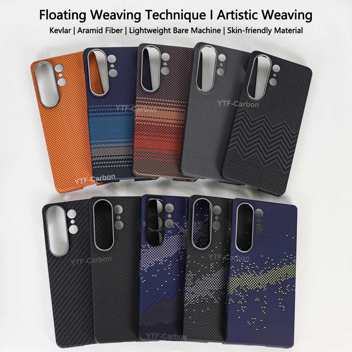 YTF For Samsung Galaxy S26 Ultra Aramid Fiber phone case for magnetic S26 plus Thin Luxury S26 cover protective Kevlar case