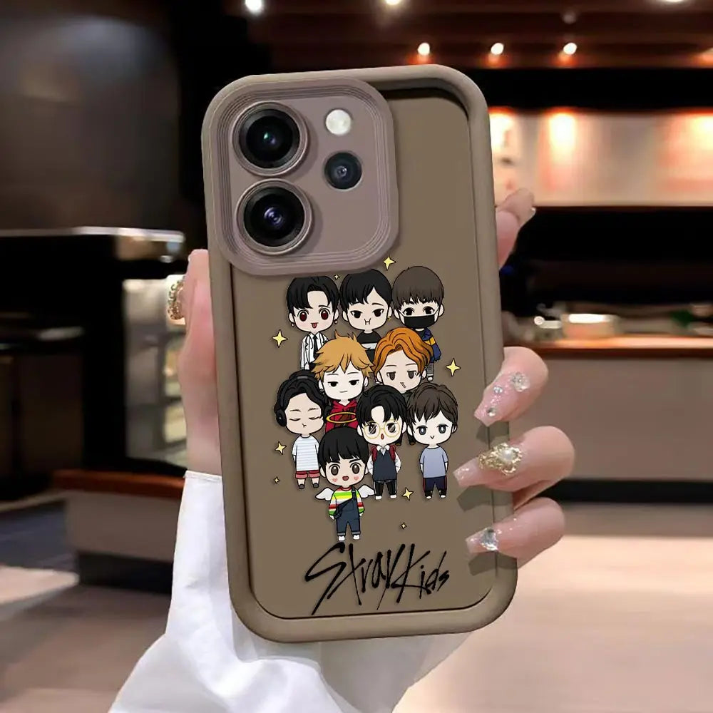Phone Case For OPPO RENO F31 15 15F 2F 2Z 5 5F 6 7 7Z 8 8Z 8T 10 11 11F 12 12F 13 13F 14 Case Capa Cover K-Kpop S-Strays K-Kids