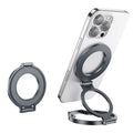 360° Rotation Magnetic Finger Ring Phone Holder Aluminum Alloy Foldable  For iPhone 17 16 15 14 13 12 Pro Max