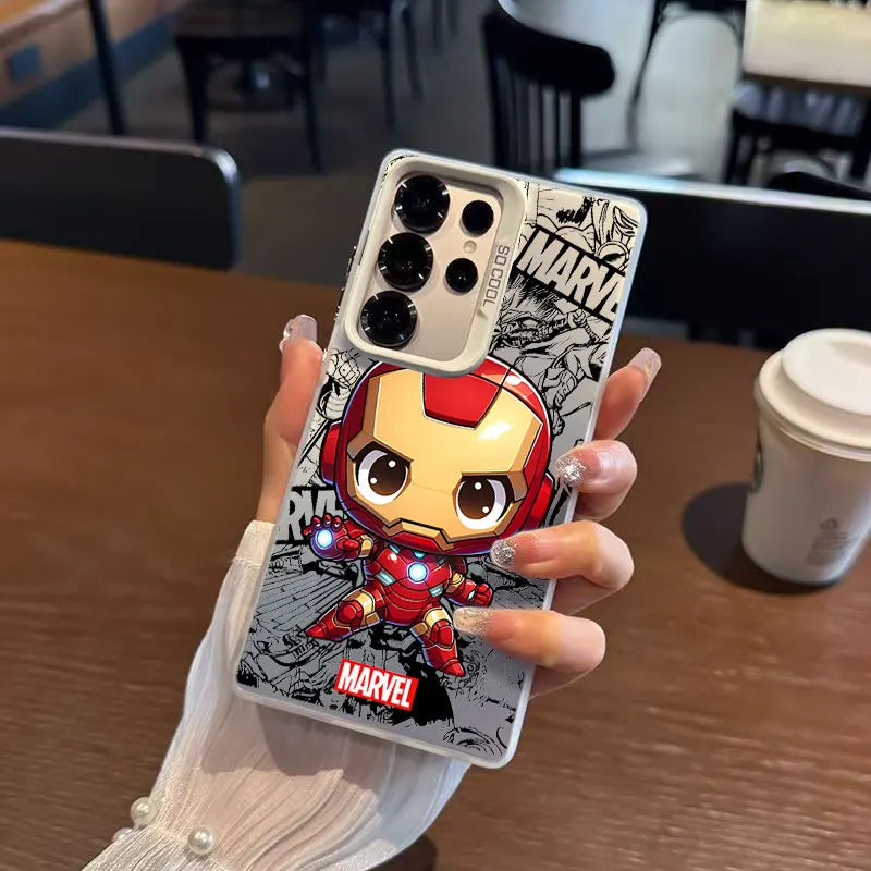 Phone Case For Samsung A06 A12 A13 A14 A15 A16 A23 A24 A25 A26 A33 A34 A35 A36 A52 A54 A55 A56 Cartoon Iron Man