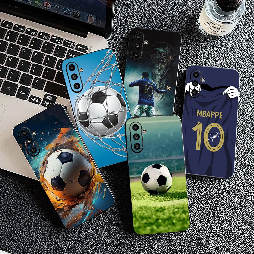 for Samsung Galaxy A05 A06 A14 A50 A51 A52 A12 A13 A17 A70 A07 A25 A26 A56 A23 M53 Case France Soccer No10 Football Star No 10 7