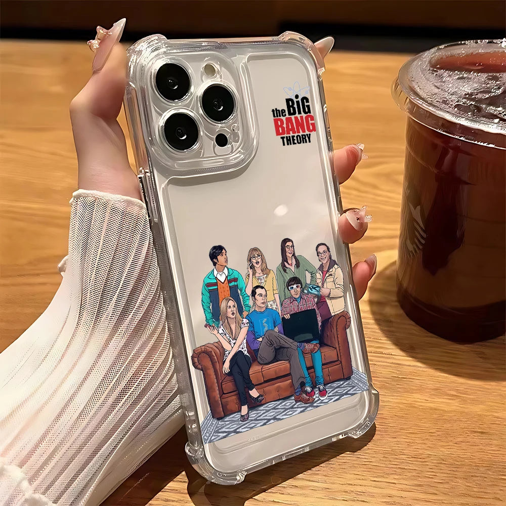 The Big Bang Theory tv show Phone Case For Xiaomi Redmi 14C 13C 12C K50 K40 Note 14 13 12 Pro Plus 4G 5G Anti Fall Clear Cover