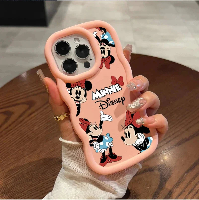 Adorable Mickey Minnie Mouse Case For OPPO A6 Pro A6X A60 Reno 15F 14F 13F 12 11 10 Pro 12F 11F 8T A5 Pro A79 5G Disney Shell