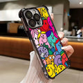 Mr Men L-little Miss Phone Case Plating For IPhone 17 Pro Max 16 E 15 14 Plus 13 12 11 Air Anti-Fall Airabag Soft Cover