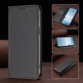 Magnetic Luxury Flip Wallet Leather Case for Samsung Galaxy S25 Ultra S24 S23 S22 S21 S20 Plus FE S25 Edge Foldable Back Cover